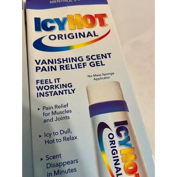 Icy Hot Orignal Pain Relieving GEL 2.50 oz. 8 Powerful Pain Relief for Muscles - Picture 3 of 5